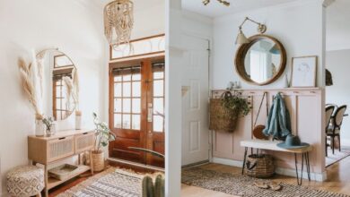 Entryway stylish functional essentials renters friendly